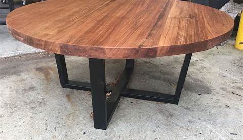 Round Coffee Table With Metal Legs Diy