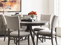 Turner Round Dining Table + 4 Side Chairs
