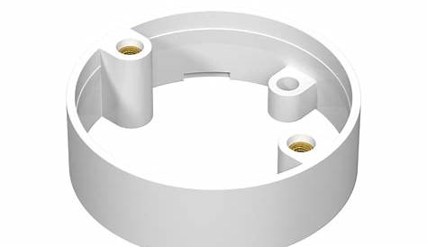 Round Electrical Box Extension Ring Marshall Tufflex Mer2wh White Circular For