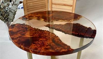 Round Epoxy Resin Table Coffee Tables