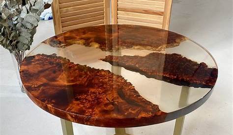 Round Epoxy Resin Table Coffee Tables