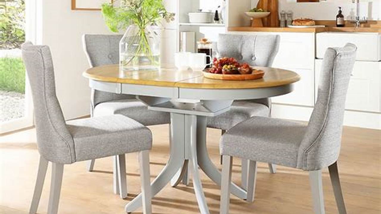 Round Extendable Kitchen Table and Chairs: A Guide for Choosing the Ideal Set
