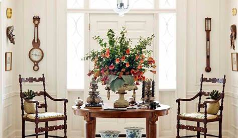 Round Foyer Table Decorating Ideas Entry, Stairs & Galleries Collins Interiors Entrance