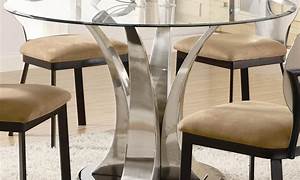 23 X 36 Round Cocktail Table, Greenedged Tempered Glass High Top