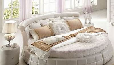 Round Shape King Size Bed