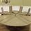 5405283 Round Expanding Dining Table Seats 12 People