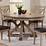 French Art Deco Macassar Ebony Round Dining Table With Built In