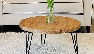 Round Timber Coffee Table Ideas
