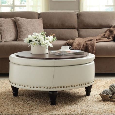 The 20 Best Collection of Round Upholstered Coffee Tables