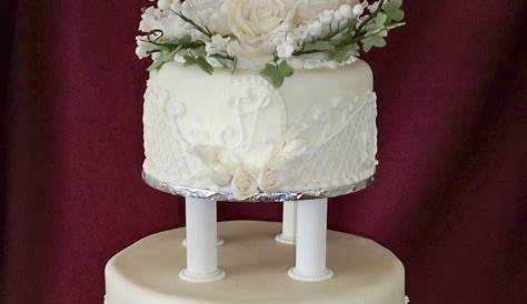 Round Wedding Cake Designs s 4 6 And 8 Inch Finished In