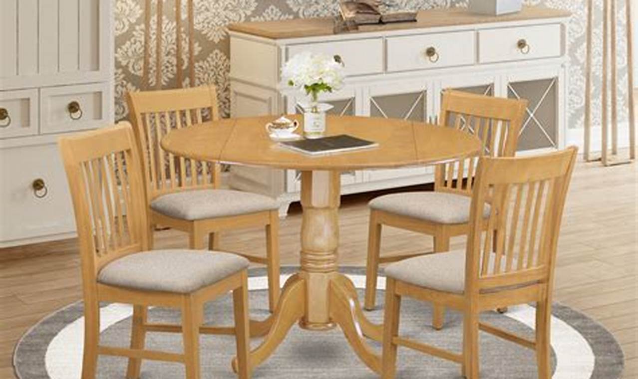 Round Wood Kitchen Table and Chairs: The Heart of the Home