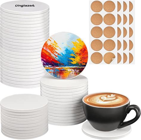 Round Ceramic Tiles For Coasters