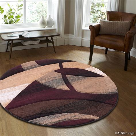 round chevron rug