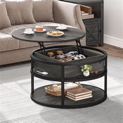Round Coffee Table With Storage Amazon