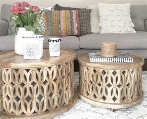 Round Coffee Tables Boho