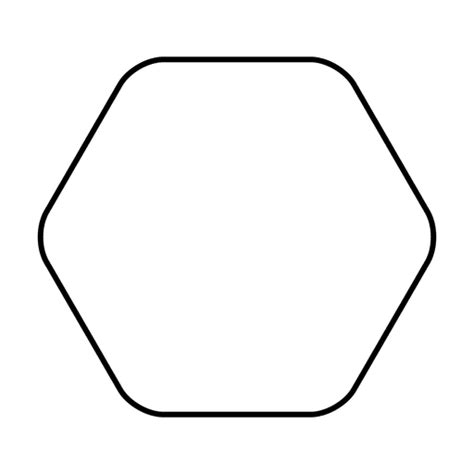 Round Corner Hexagon