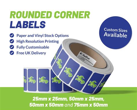 Round Corner Label Swift