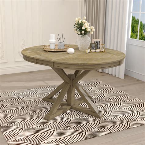 Round Dining Table Extendable For 12