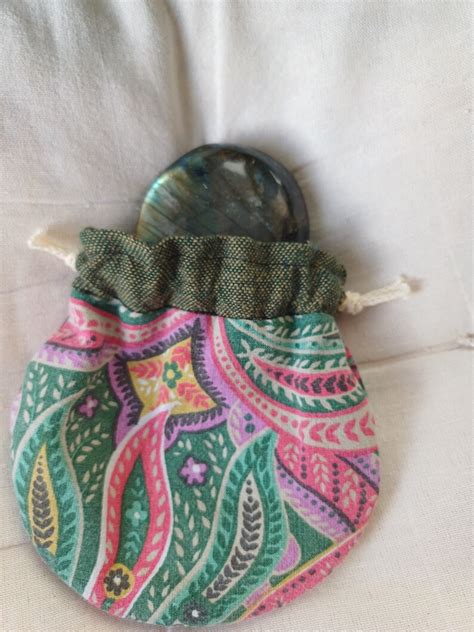 Round Drawstring Jewelry Bag