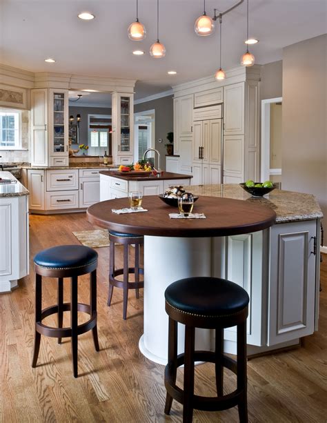Round End Kitchen Islands