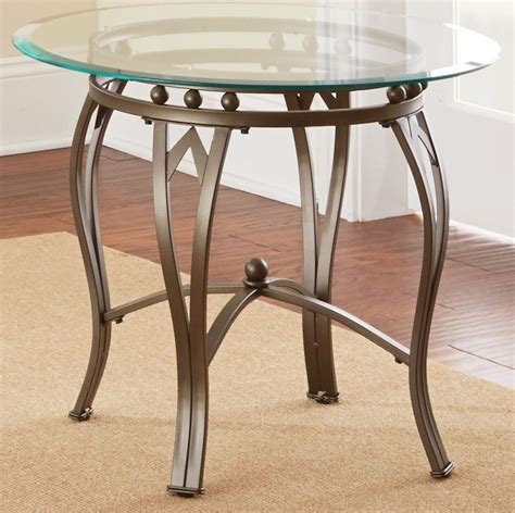 Round End Table Glass