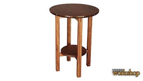 Round End Table Plans Free