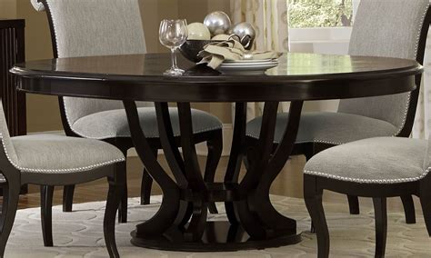 Round Extendable Dining Table Pedestal