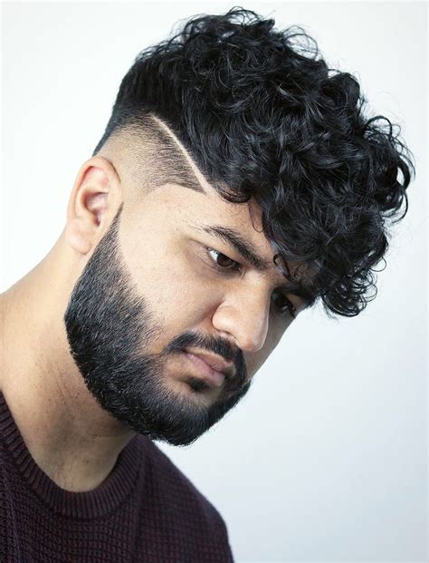 Fresh Round Face Curly Hairstyles Male For Long Hair