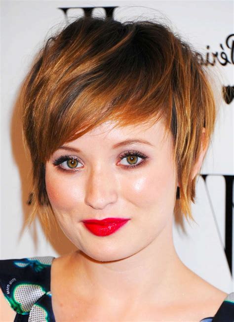  79 Gorgeous Round Face Girl With Short Hair For Short Hair