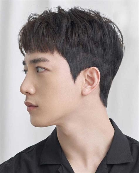 Free Round Face Korean Hairstyle Male For Short Hair