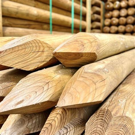 Round Fence Posts B&Q