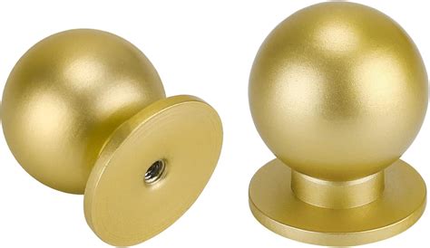 Round Gold Cabinet Knobs