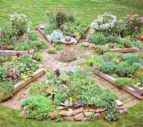 Round Herb Garden Layout