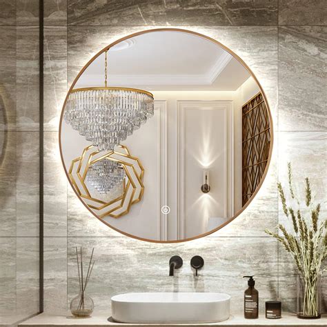 Round Lighted Vanity Mirrors