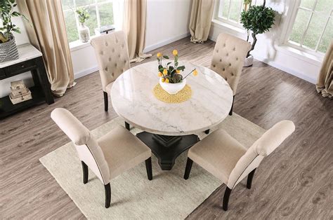 Round Marble Top Table Dining
