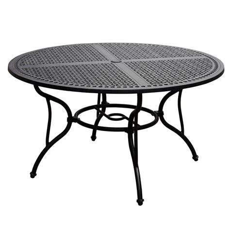 round metal patio table sets