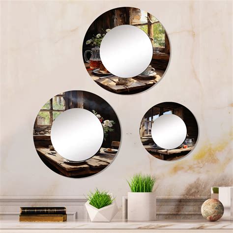 Round Mirror Set Of 3