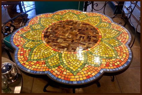 info.wasabed.com:round mosaic dining room table