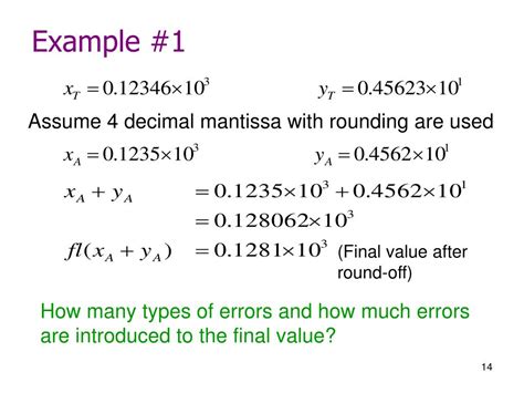 round off error in numerical analysis