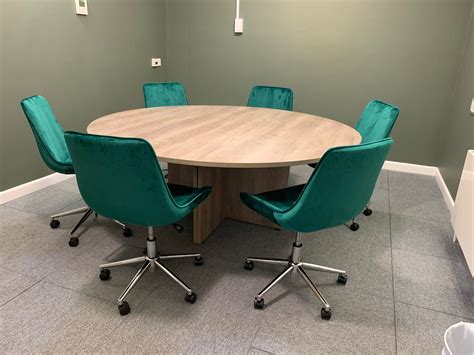 Round Office Table For 6