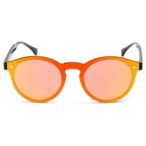 Round Orange Sunglasses