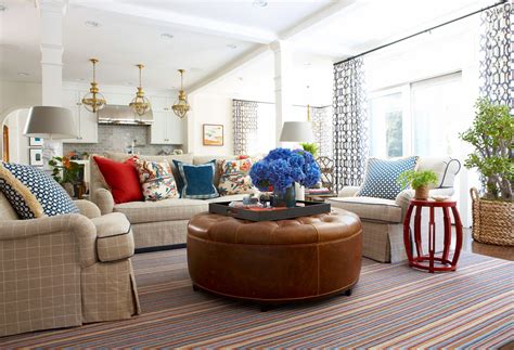 Round Ottoman Decor Ideas