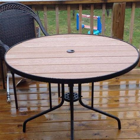 round outdoor table top replacement