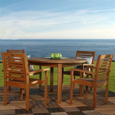 Martha Stewart Highfield 9Piece Aluminum Frame Round Patio Dining Set