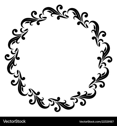 Round Picture Frame Vector