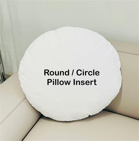 Round Pillow Insert