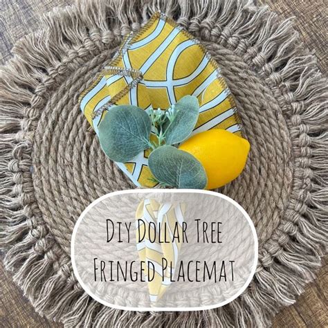 Round Placemats Dollar Tree