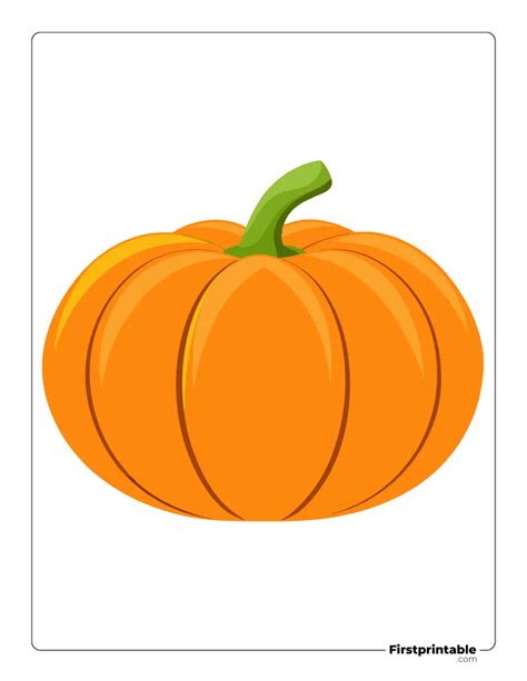 Round Pumpkin Printable For Cups