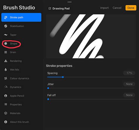 Round Render Procreate Brush