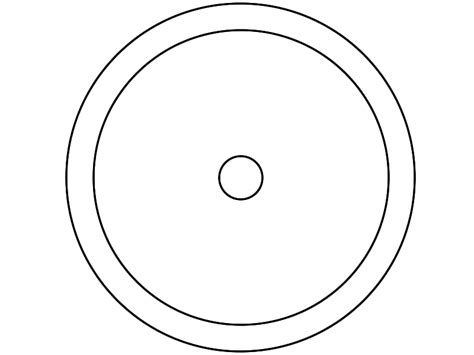 Round Shield Template Printable